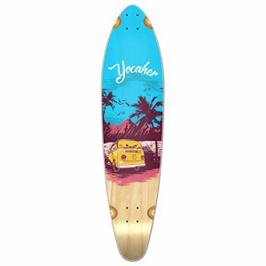 ロングスケートボード スケボー 海外モデル Yocaher Longboard Skateboard Kicktail Cruiser 40" 