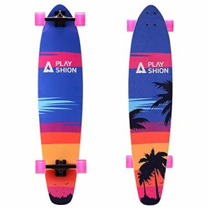 ロングスケートボード スケボー 海外モデル Playshion 42 Inch Longboard Skateboard Complete | 