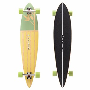 ロングスケートボード スケボー 海外モデル Playshion 42 Inch Pintail Longboard Skateboard Com