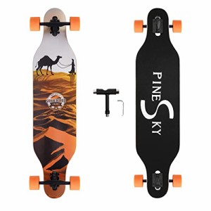 ロングスケートボード スケボー 海外モデル PINESKY 41 Inch Longboard Skateboard 8 Ply Natural