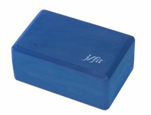 ヨガブロック フィットネス JFIT Yoga Block, Navy Blue, 4-Inch