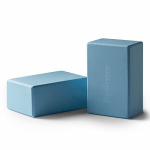 ヨガブロック フィットネス Hydrow Yoga Blocks - Supportive & Lightweight EVA Foam for Yoga, Pilates