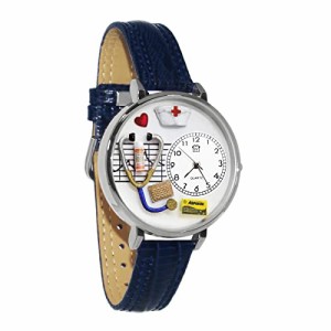 腕時計 気まぐれなかわいい プレゼント Whimsical Gifts Nurse Red Cross 3D Watch | Silver Finish