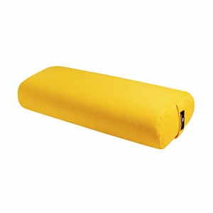 ヨガ フィットネス Hugger Mugger Standard Yoga Bolster - Sun - Firm Core with a Soft Surface, Rectangul