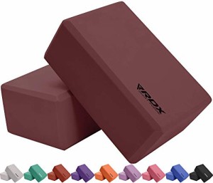 ヨガブロック フィットネス RDX Yoga Block Set, High-Density Eva Foam,Non-Slip Brick for Pilates Fle