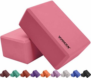 ヨガブロック フィットネス RDX Yoga Block Set, High-Density Eva Foam,Non-Slip Brick for Pilates Fle