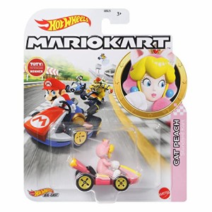ホットウィール マテル ミニカー Hot Wheels Cat Peach Mario Kart