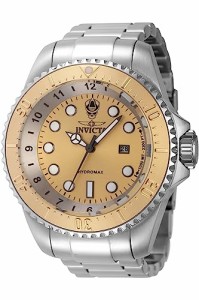 腕時計 インヴィクタ インビクタ Invicta Men's 44746 Hydromax Quartz 3 Hand Gold Dial Watch