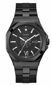 腕時計 ゲス GUESS GUESS Men's 42mm Watch - Black Strap Black Dial Black Case