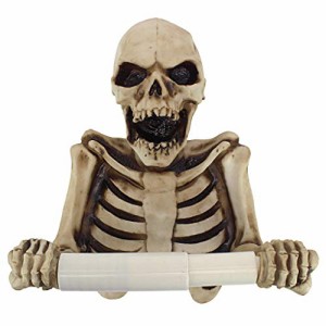 デザイン・トスカノ 置物 インテリア Bone Dry Skeleton Bathroom Toilet Paper Holder