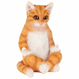 デザイン・トスカノ 置物 インテリア Design Toscano Zen Kitty Meditating Cat Statue