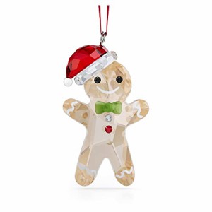 スワロフスキー クリスタル 置物 Swarovski Holiday Cheers Gingerbread Man Ornament