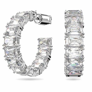 スワロフスキー アメリカ アクセサリー SWAROVSKI Millenia hoop earrings, Octagon cut Swarovski 