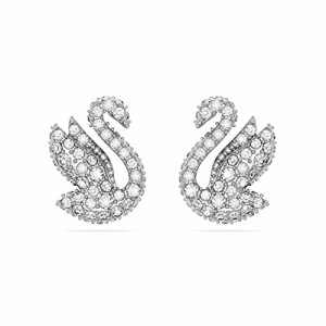 スワロフスキー アメリカ アクセサリー Swarovski Swarovski Iconic Swan Stud Earrings, Swan, Cle