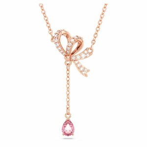 スワロフスキー アメリカ アクセサリー SWAROVSKI Volta Y Pendant Necklace, Bow-Inspired Pendant