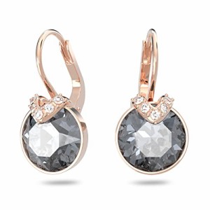 スワロフスキー アメリカ アクセサリー SWAROVSKI Pierced Earrings, Gray with V-Shaped Crystal P