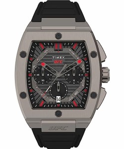 腕時計 タイメックス メンズ Timex UFC Men's Beast 51mm Watch - Black Strap Black Dial Gunmetal Case