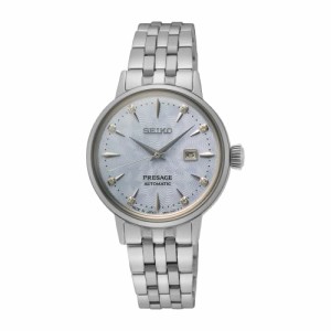 腕時計 セイコー レディース SEIKO Ladies Presage Automatic Light Blue dial Silver Bracelet Watch SR