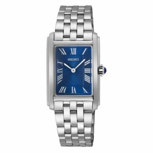 腕時計 セイコー レディース SEIKO Women's Blue Dial Silver Stainless Steel Band Analog Quartz Watch