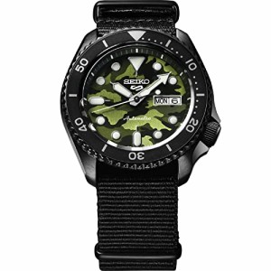 腕時計 セイコー メンズ SEIKO 5 Sports Automatic Green Camouflage Dial Men's Watch SRPJ37K1