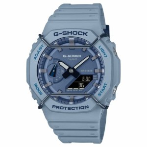 腕時計 カシオ メンズ G-Shock GA2100PT-2A Tone-on-Tone Wire Face Casioak Blue