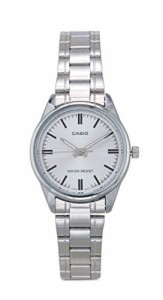 腕時計 カシオ レディース Casio LTP-V005D-7A Women's Standard Stainless Steel Silver Dial 3-Hand Ana