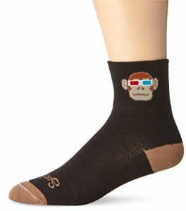 チェーン パーツ 自転車 SockGuy, Lady Pirate, Classic Sock, Sporty and Stylish, 2 Inches - Small/Medi