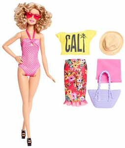 バービー バービー人形 Barbie Glam Vacation Doll, Pink Polka Dot