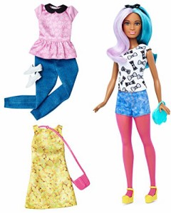 バービー バービー人形 ファッショニスタ Barbie Fashionista Petite Doll with 2 Additional Outf