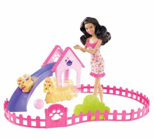 バービー バービー人形 日本未発売 Barbie Puppy Play Park and Nikki Doll Giftset