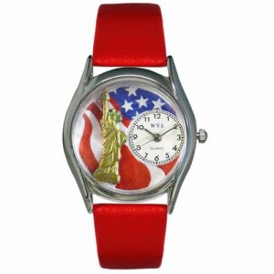 腕時計 気まぐれなかわいい プレゼント Whimsical Gifts Patriotic Statue of Liberty 3D Watch | S