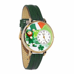 腕時計 気まぐれなかわいい プレゼント Whimsical Gifts St. Patrick's Day Irish Flag with Leprec