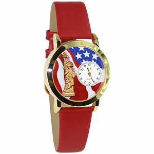 腕時計 気まぐれなかわいい プレゼント Whimsical Gifts Patriotic Statue of Liberty 3D Watch | G