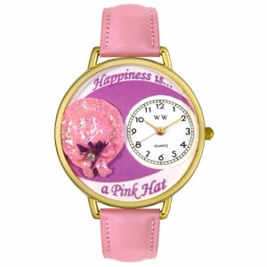 腕時計 気まぐれなかわいい プレゼント Whimsical Watches Unisex G1020001 Pink Hat Pink Leather 