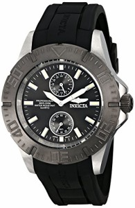 腕時計 インヴィクタ インビクタ Invicta Men's 14386 Pro Diver Black Dial Black Polyurethane Watch