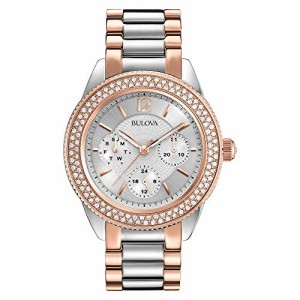 腕時計 ブローバ レディース Bulova Women's 98N100 Multi-Function Crystal Bracelet Watch