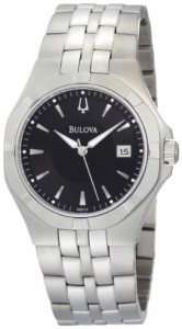 腕時計 ブローバ メンズ Bulova Men's 96B123 Black Dial Bracelet Watch