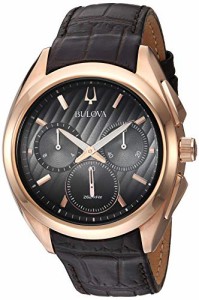 腕時計 ブローバ メンズ Bulova Men's 97A124 Analog Display Analog Quartz Brown Watch