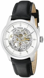 腕時計 フォッシル メンズ Fossil Men's ME3085 Townsman Automatic Leather Watch - Black