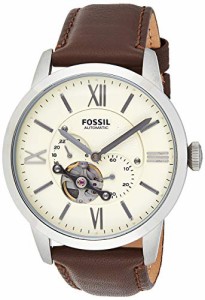 腕時計 フォッシル メンズ Fossil Men's Townsman Auto Automatic Leather Multifunction Watch, Color: S