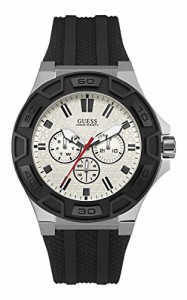 腕時計 ゲス GUESS guess- Force Mens Analog Quartz Watch with Rubber Bracelet W0674G3