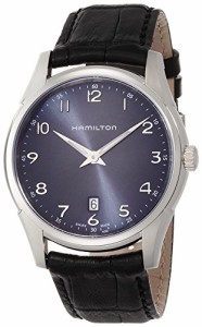 腕時計 ハミルトン メンズ Hamilton Men's H38511743 Jazzmaster Analog Display Swiss Quartz Black Watc