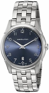 腕時計 ハミルトン メンズ Hamilton Men's H38511143 Jazzmaster Thinline Analog Swiss Quartz Silver St