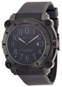 腕時計 ハミルトン メンズ Hamilton Men's H78585333 Khaki Navy BelowZero Black Dial Watch