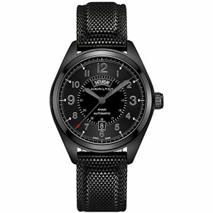 腕時計 ハミルトン メンズ Hamilton Men's H70695735 Khaki Field Day Date Black Automatic Watch
