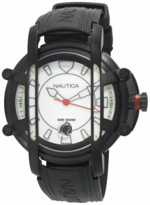 腕時計 ノーティカ メンズ Nautica Men's N27507X NMX300 Black Resin Watch