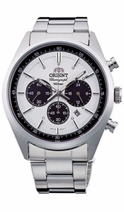 腕時計 オリエント メンズ Orient Sporty Neo 70's Neo Seventees Solar Panda Wristwatch, Dark Gray, Mi