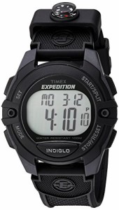 腕時計 タイメックス メンズ Timex Men's TW4B07700 Expedition Full-Size Digital CAT Black Resin Stra