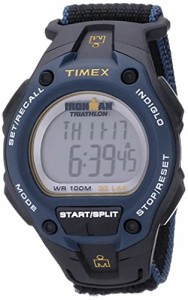 腕時計 タイメックス メンズ Timex Men's T5K413 Ironman Classic 30 Oversized Black/Blue/Yellow Fast 