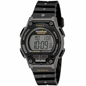 腕時計 タイメックス メンズ Timex Men's T5K195 Ironman Endure 30 Shock Full-Size Black/Yellow Resin